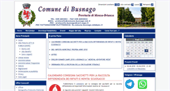 Desktop Screenshot of comune.busnago.mb.it